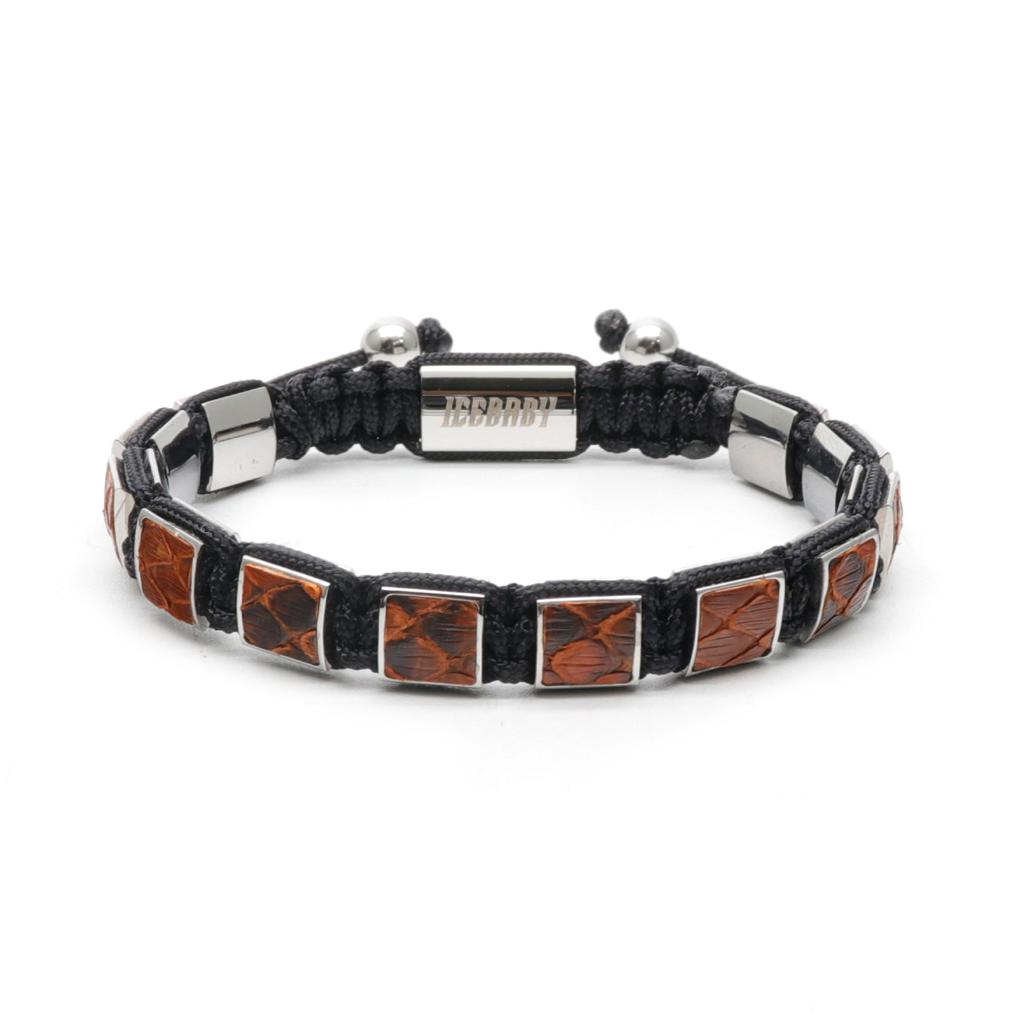 Bracelet Python Leather Genuin 100% ICEBABY MIAMI jewelry men's women's