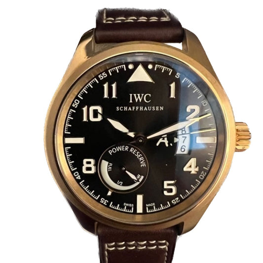 IWC Pilot Antoine de Saint Exupery Limited Edition 18K Rose Gold Power Reserve