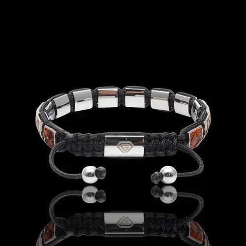 Bracelet Python Leather Genuin 100% ICEBABY MIAMI jewelry men's women's